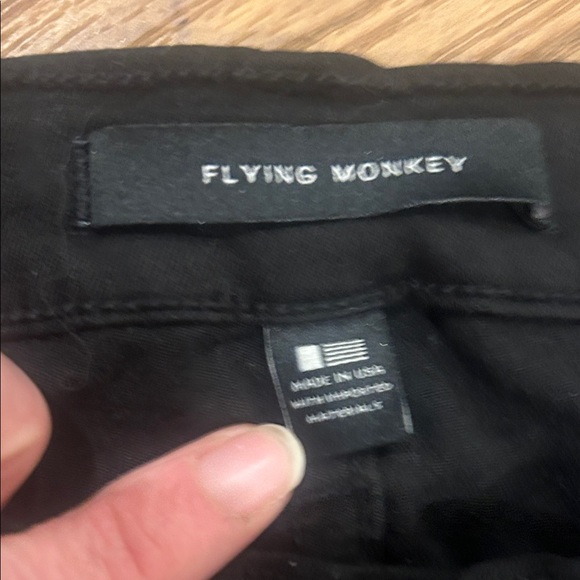 Flying monkey Low rise Black Skinny low pants size 27 - Picture 2 of 3